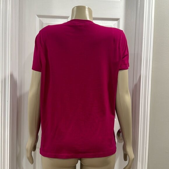LAUREN RALPH LAUREN T-SHIRT. FUCHSIA. - Picture 3 of 7